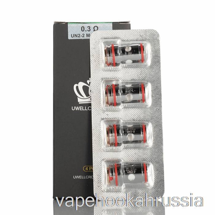 Vape Russia Uwell Crown 5 сменных катушек 0,3 Ом Un2-2 катушки с двойной сеткой